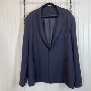 Greg Lagola Men’s Designers Cashmere Single Breasted One Button Blazer Size 44